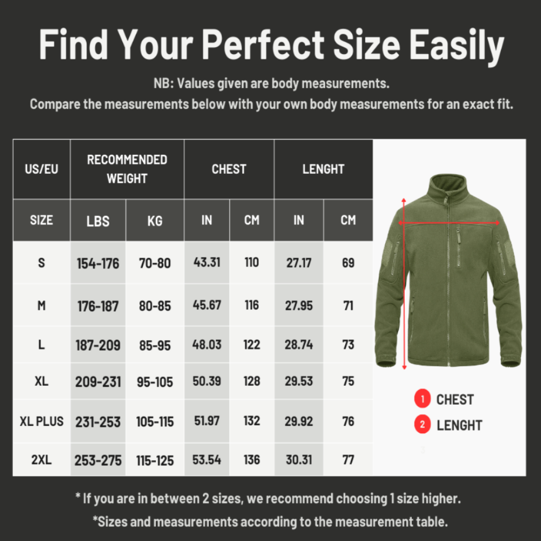 Victus Winter Tactical Fleecejacke