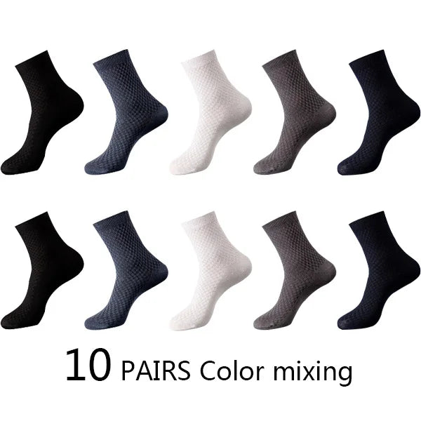 10 Paar Herrensocken aus Bambusfaser