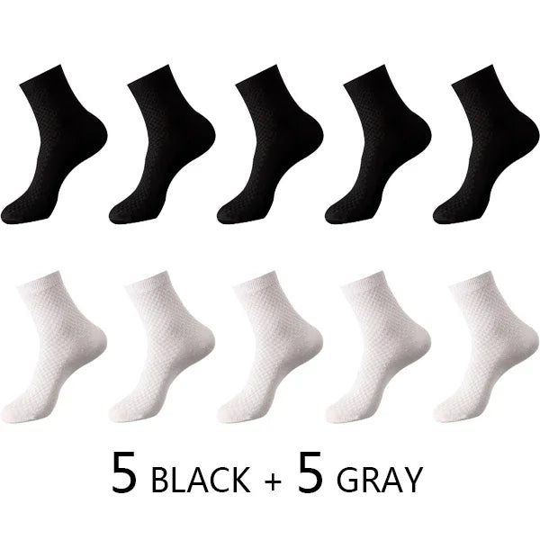 10 Paar Herrensocken aus Bambusfaser