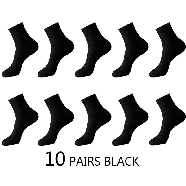 10 Paar Herrensocken aus Bambusfaser