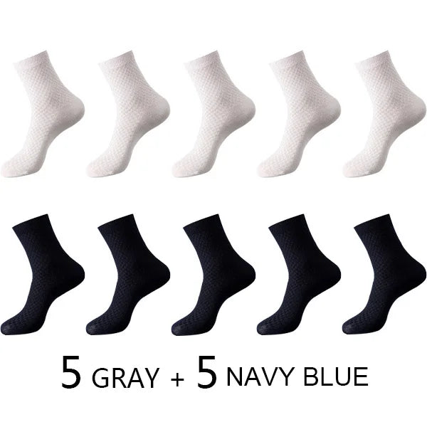 10 Paar Herrensocken aus Bambusfaser