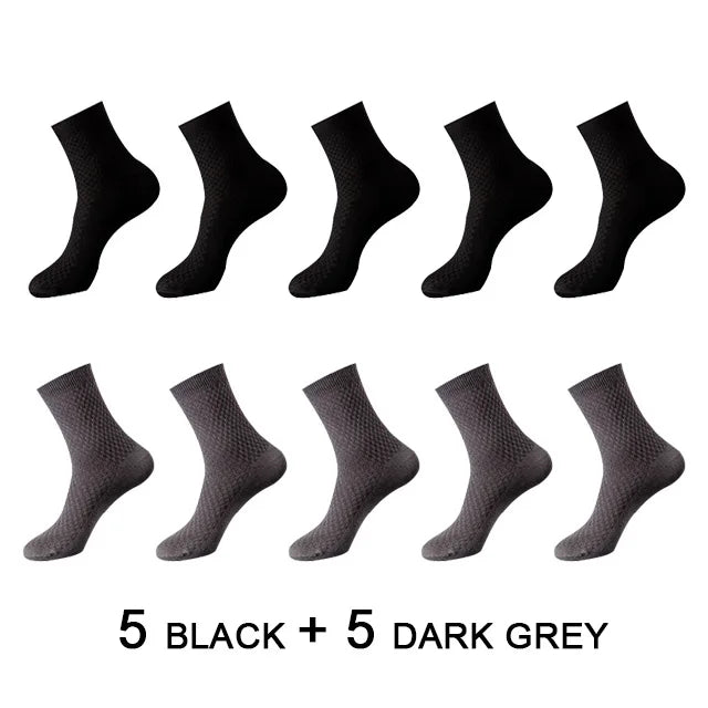 10 Paar Herrensocken aus Bambusfaser