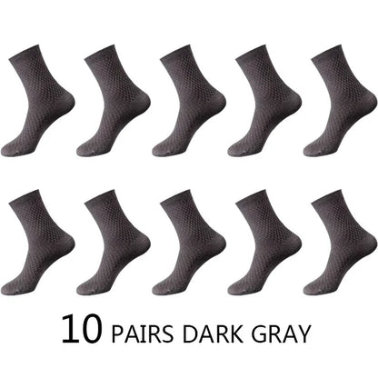 10 Paar Herrensocken aus Bambusfaser