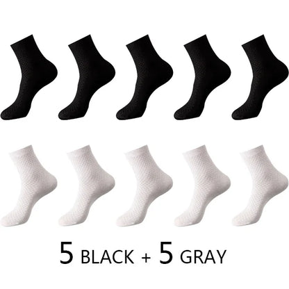 10 Paar Herrensocken aus Bambusfaser