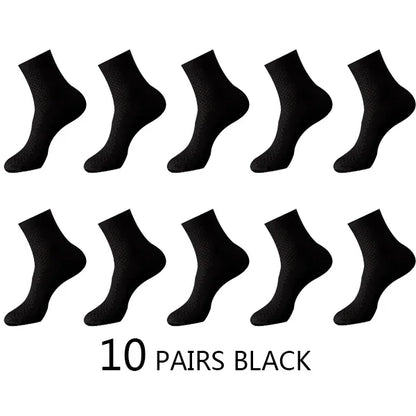 10 Paar Herrensocken aus Bambusfaser