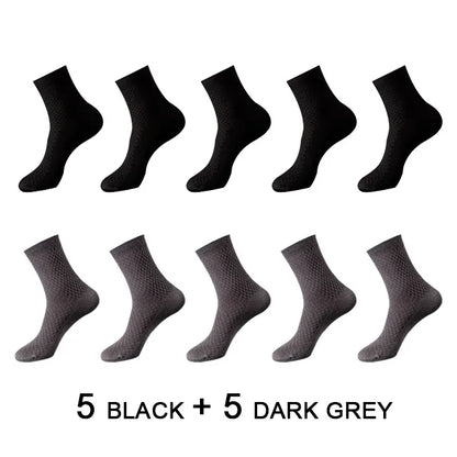 10 Paar Herrensocken aus Bambusfaser