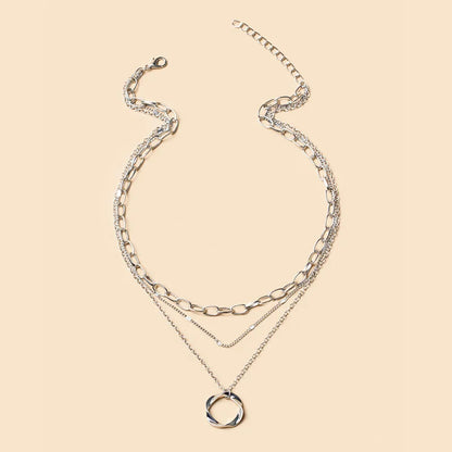 Several delicate necklaces