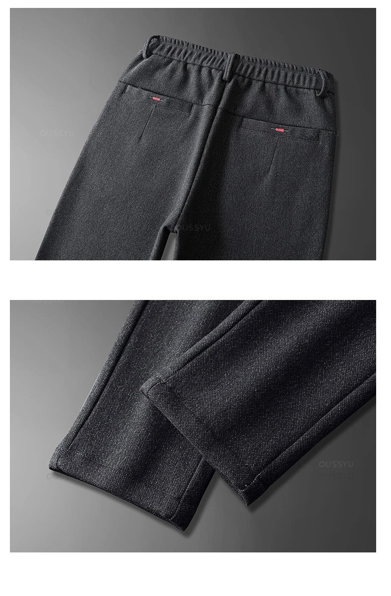 Freizeithose aus gebürstetem Stoff für Herren
