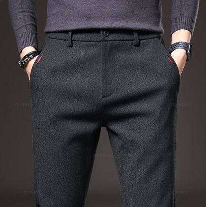 Freizeithose aus gebürstetem Stoff für Herren