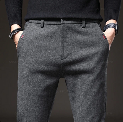 Freizeithose aus gebürstetem Stoff für Herren